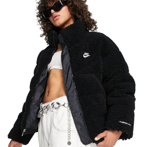 Nike Therma-FIT City Series Women’s Primaloft-filled Black Teddy Coat size XXL